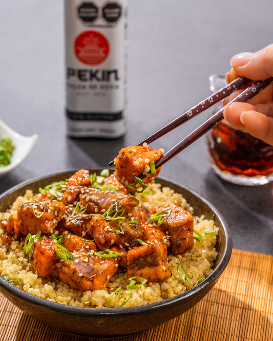 BOCADOS DE SALMON A LA MIEL