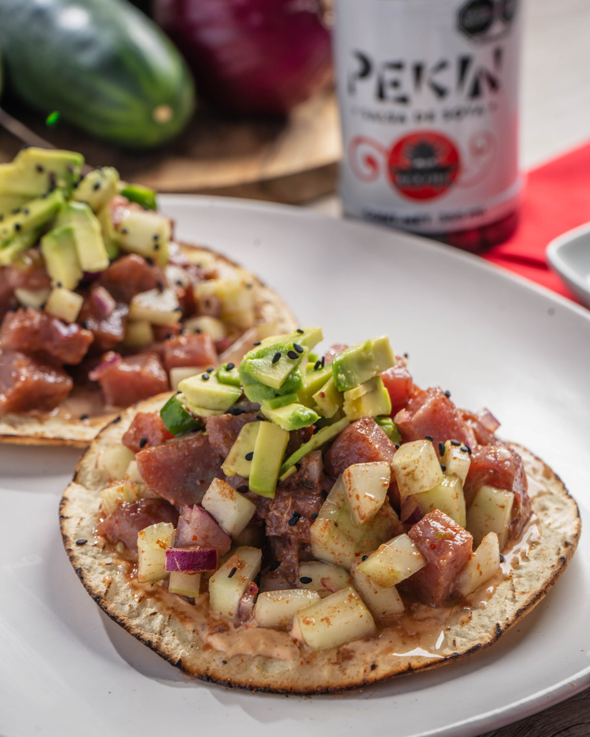 Tostadas de Atún fresco