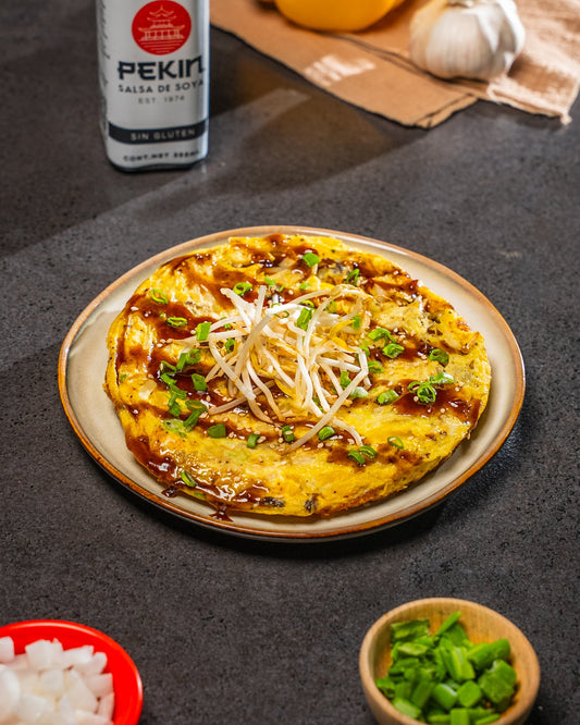 TORTILLA CHINA CON VERDURAS